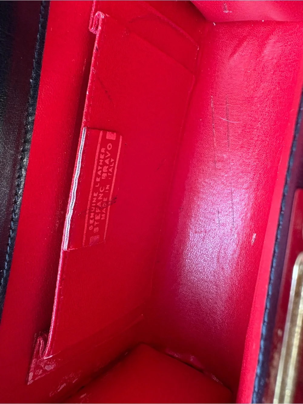 Vintage Stefano Bravo Clutch with Removable Strap